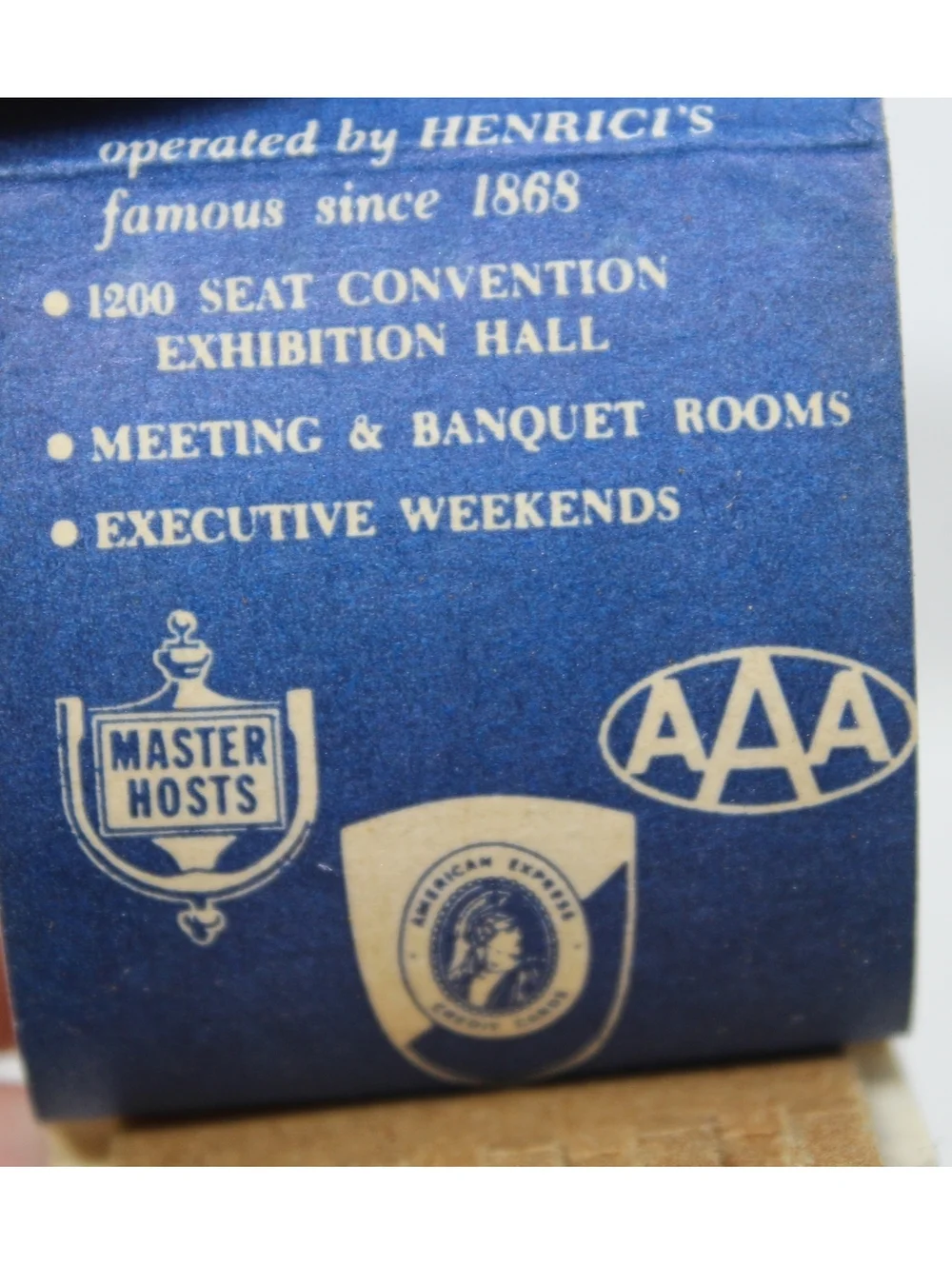 N/A vtg matchbook